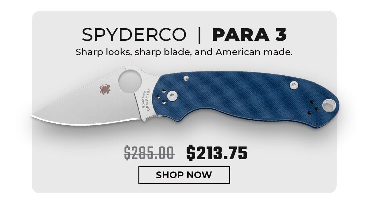 Spyderco para 3