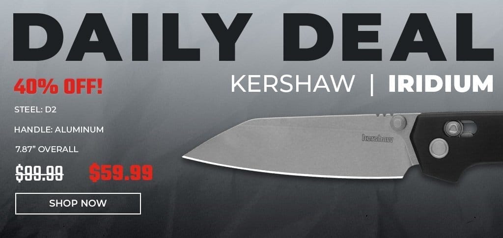 Daily Deal - Kershaw Iridium