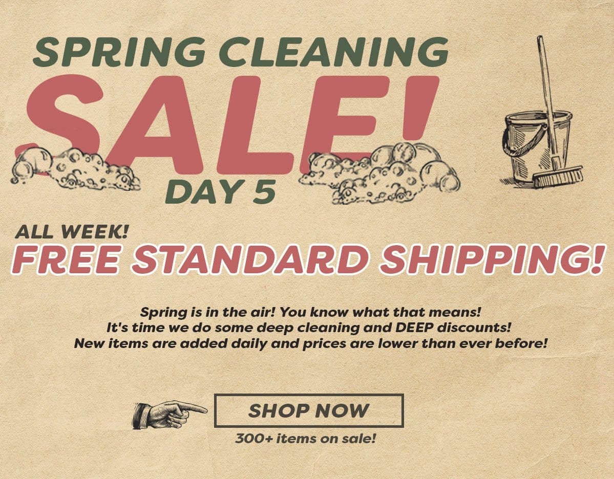 Spring Cleaning Sale Day 5
