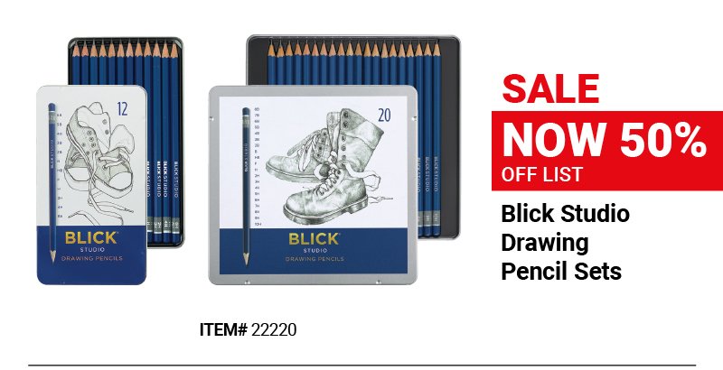 Blick Studio Drawing Pencil Sets Sale Now 50% Off List