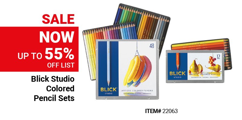 Blick Studio Colored Pencil Sets Sale Now Up to 55% Off List
