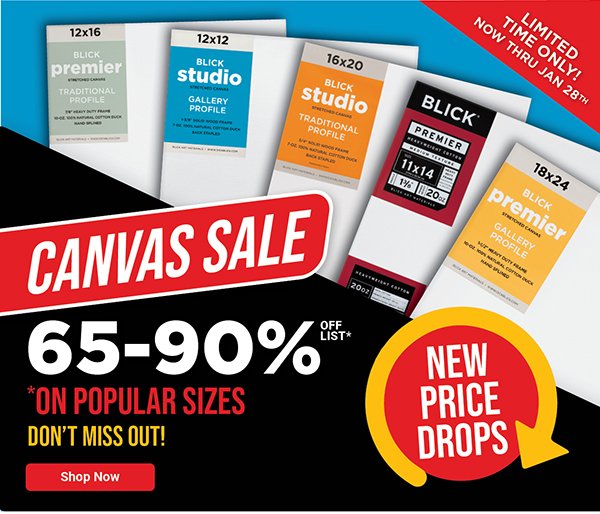 Canvas Blowout Sale - Prices Just Lowered