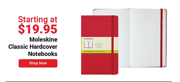 Moleskine Classic Hardcover Notebooks