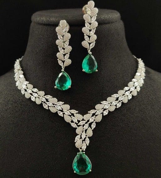 Image of Beeja American Diamond Necklace Set