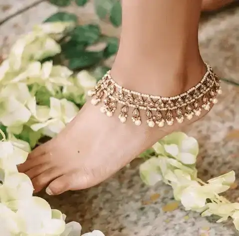 Image of Rani Pearl Anklet Set