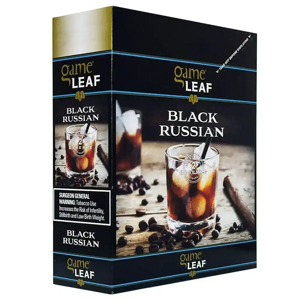 Game Leaf Black Russian Cigarillos