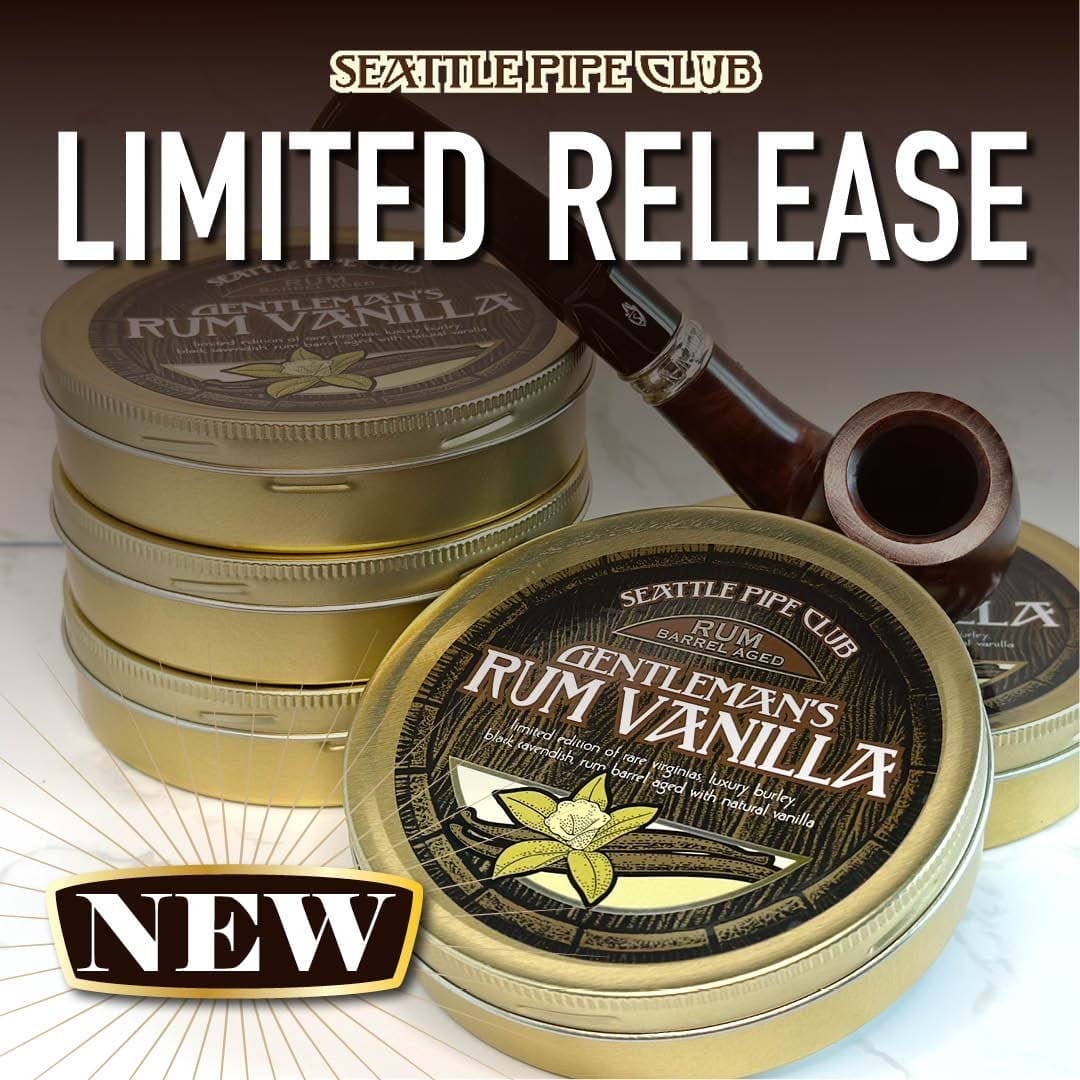 Limited Release Seattle Pipe Club Gentleman's Rum Vanilla