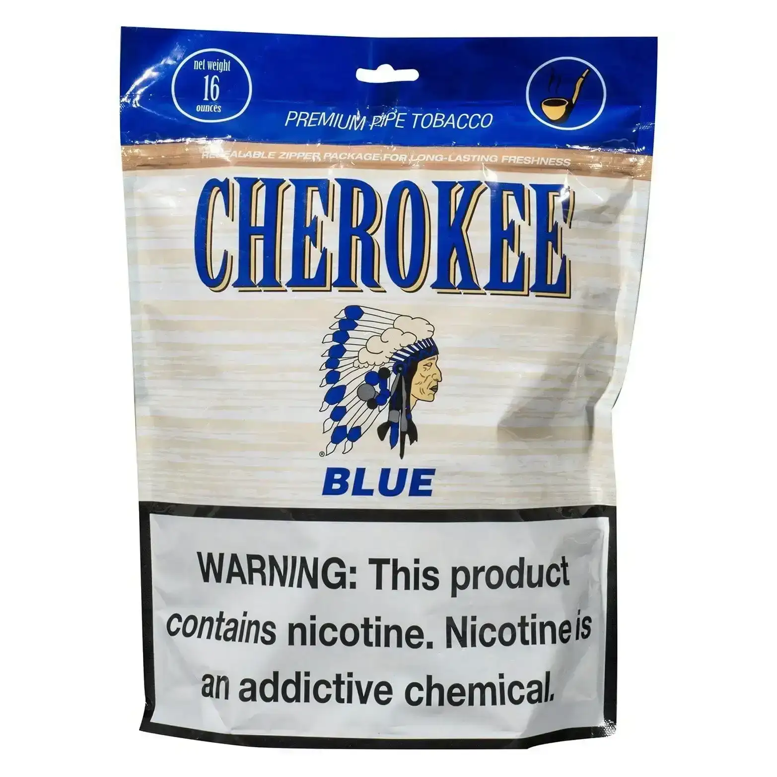 Cherokee Mellow Pipe Tobacco 16oz