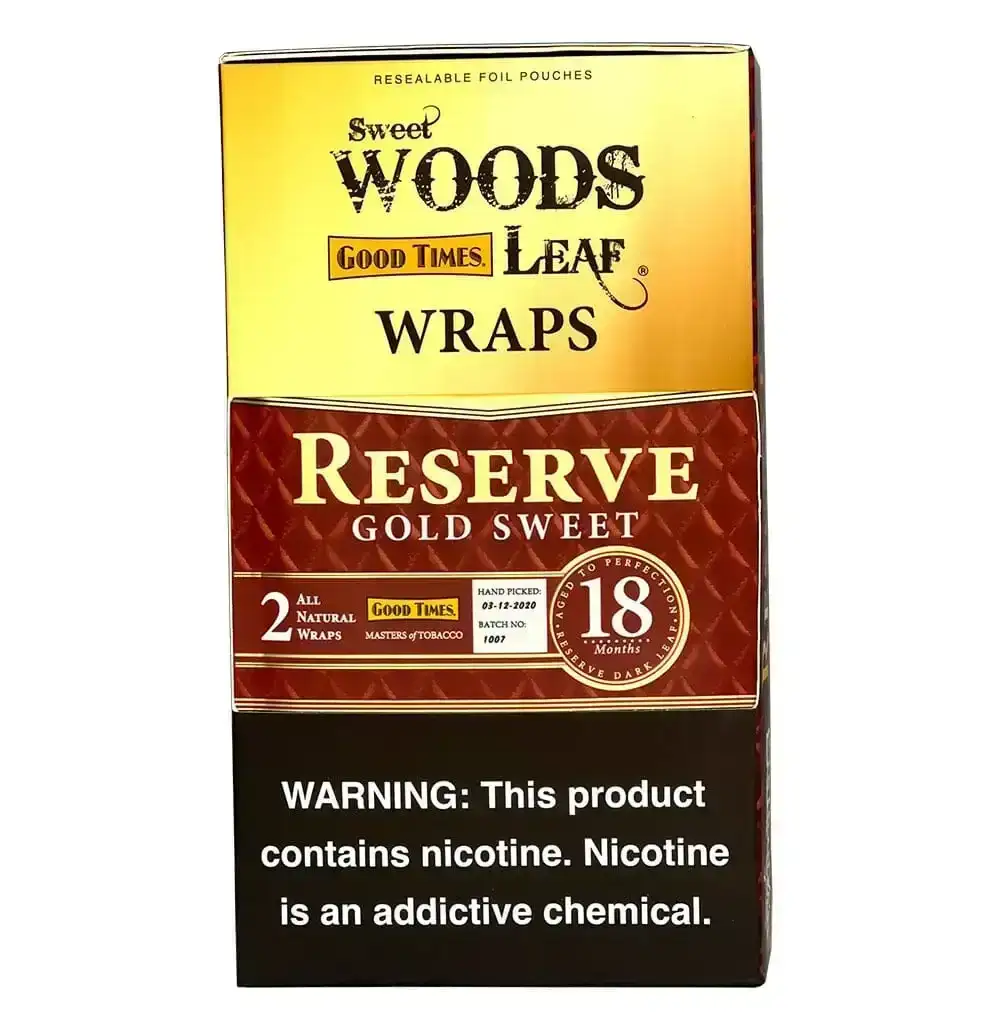 Sweet Woods Reserve Gold Sweet Leaf Wraps