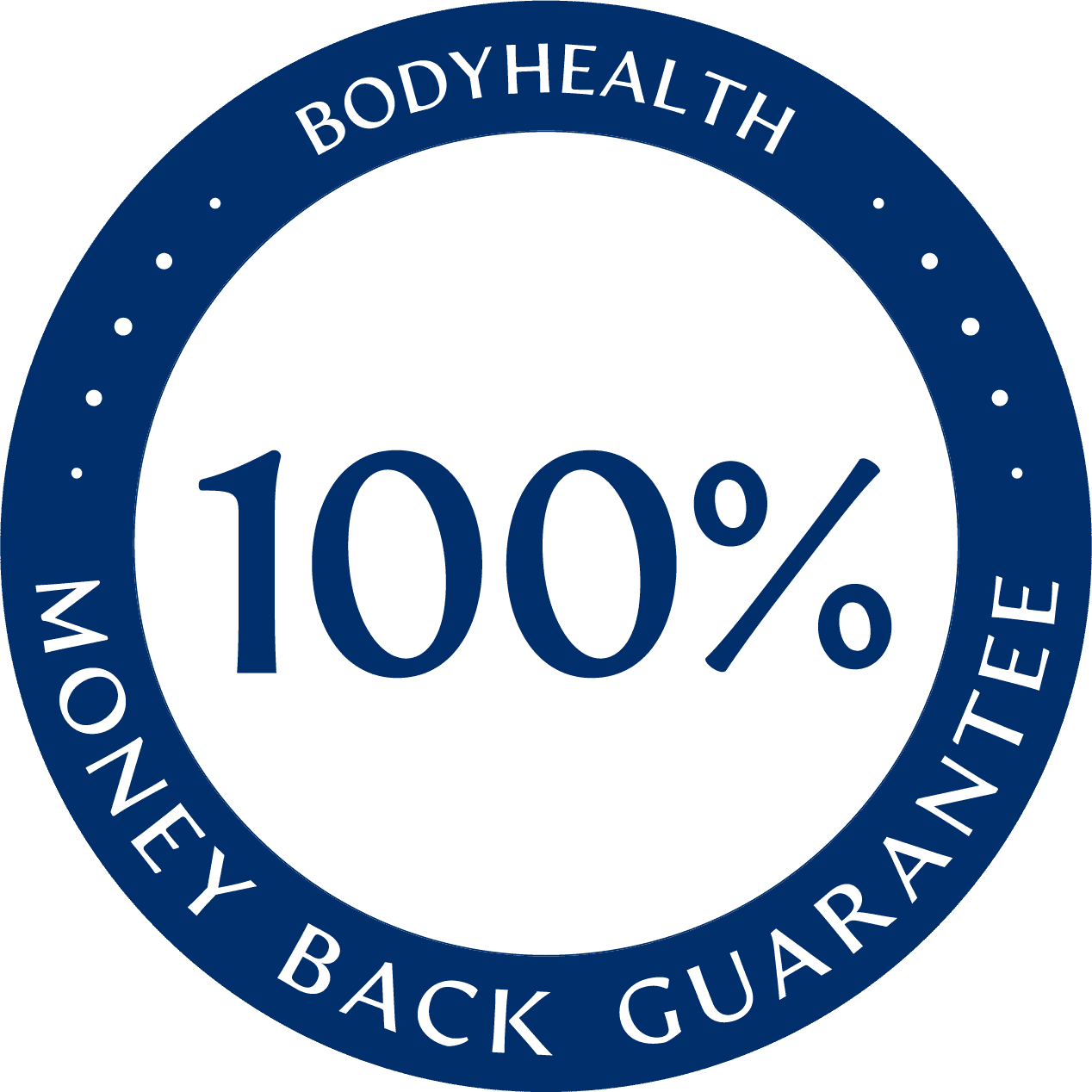 BodyHealth has a 100% money-back guarantee! Gold seal of satisfaction!