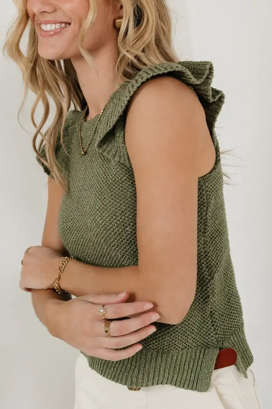 Image of Lexi Sweater Top in Sage