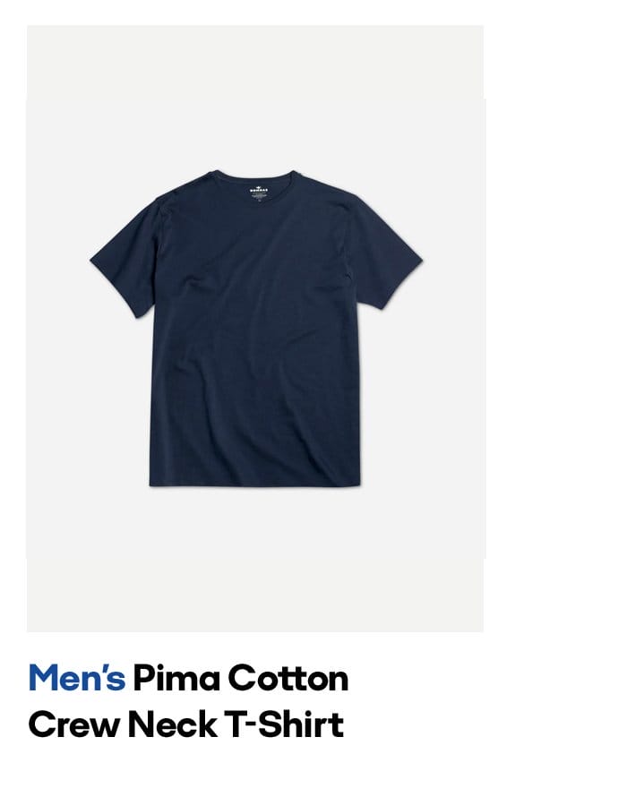 Men's Pima Cotton Crew Neck T-Shirt