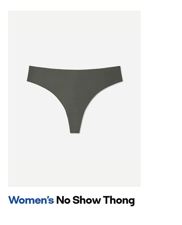 Women's No Show Thong