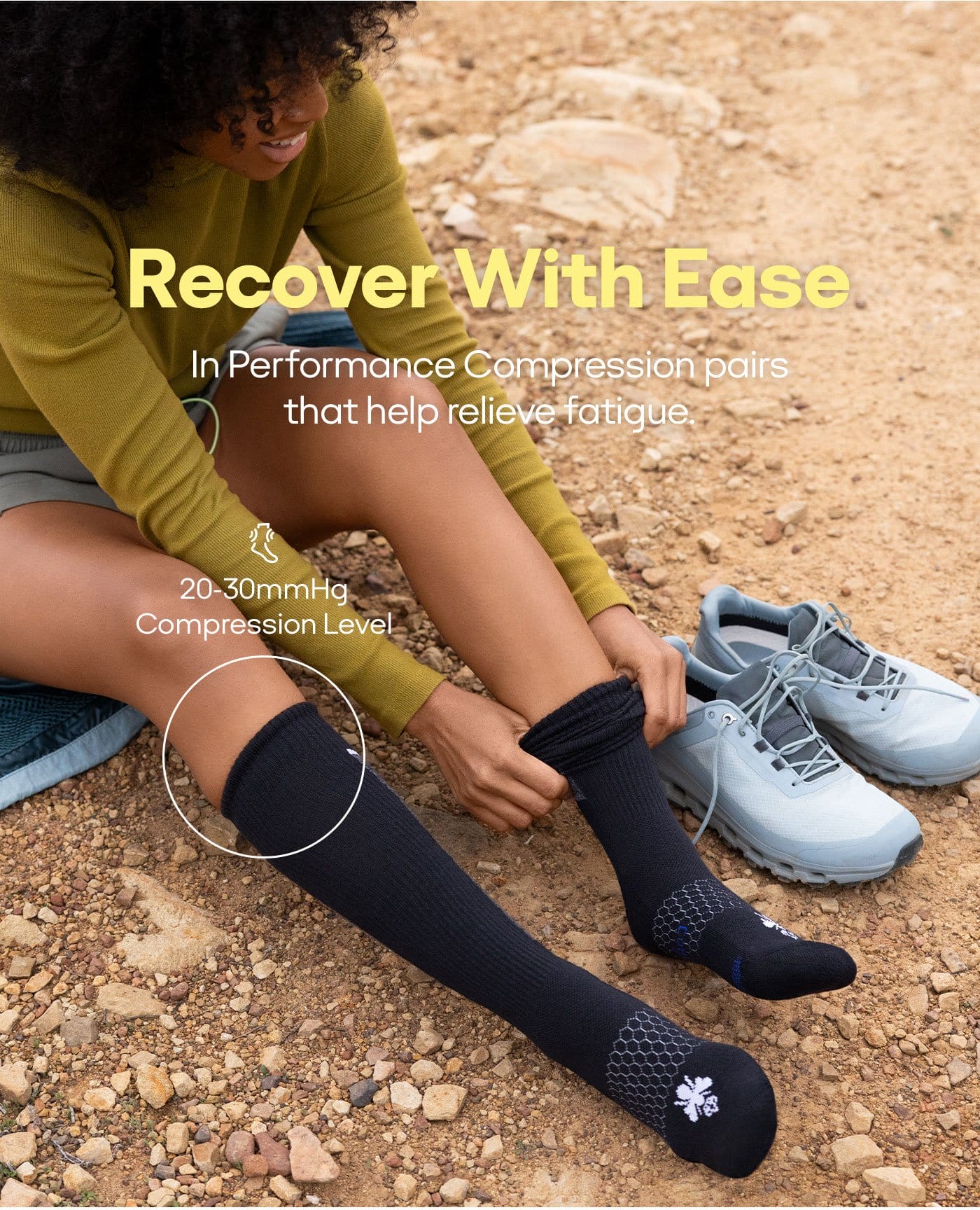 Recover With Ease | In Performance Compression pairs that help relieve fatigue.