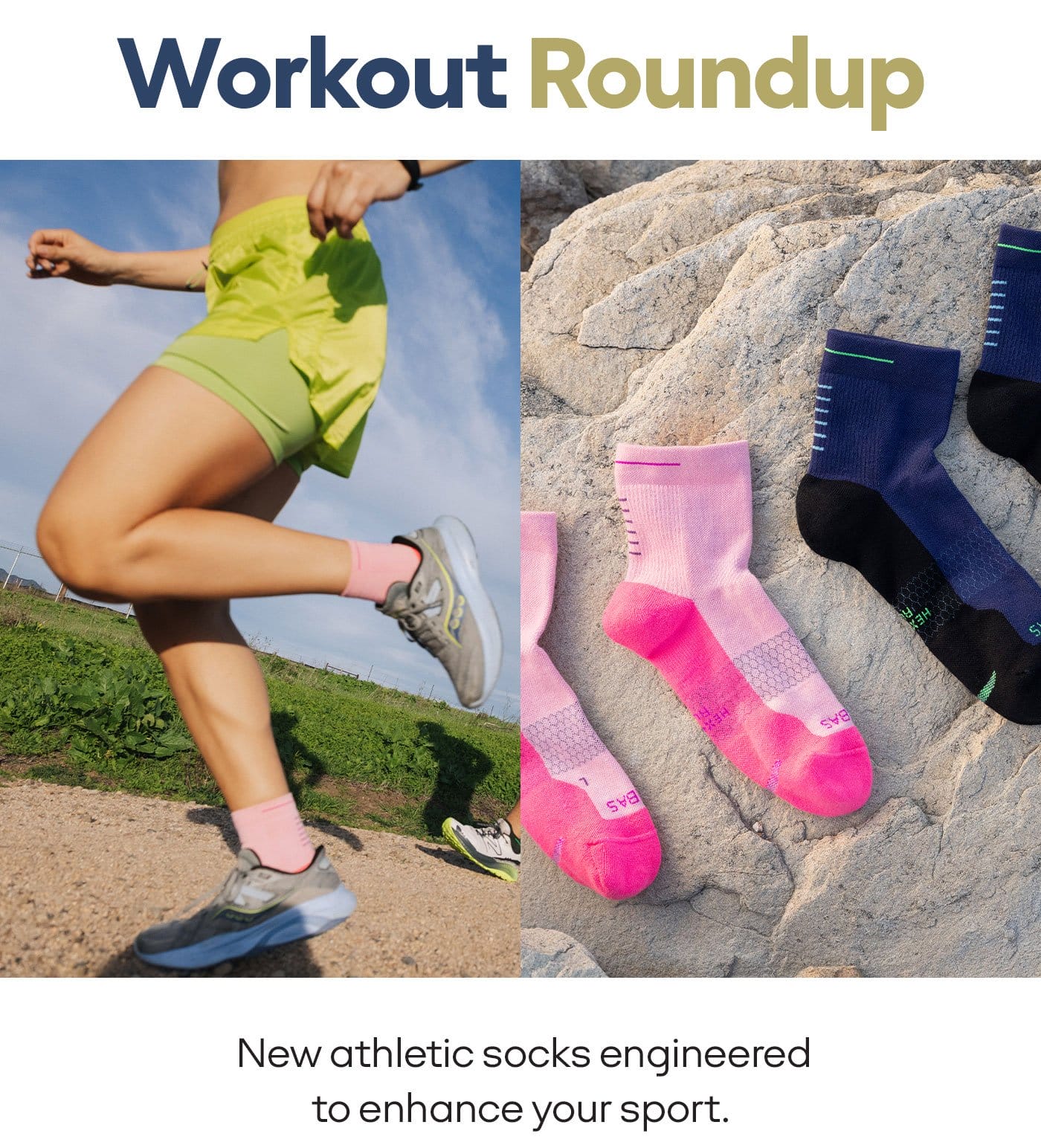 Workout Roundup | New athletic socks engineered to enhance your sport.
