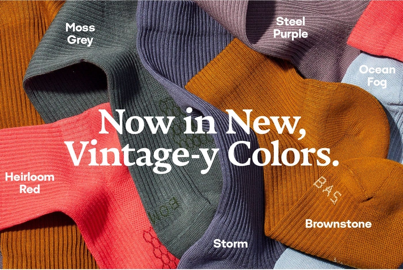 Now in New, Vintage-y Colors.