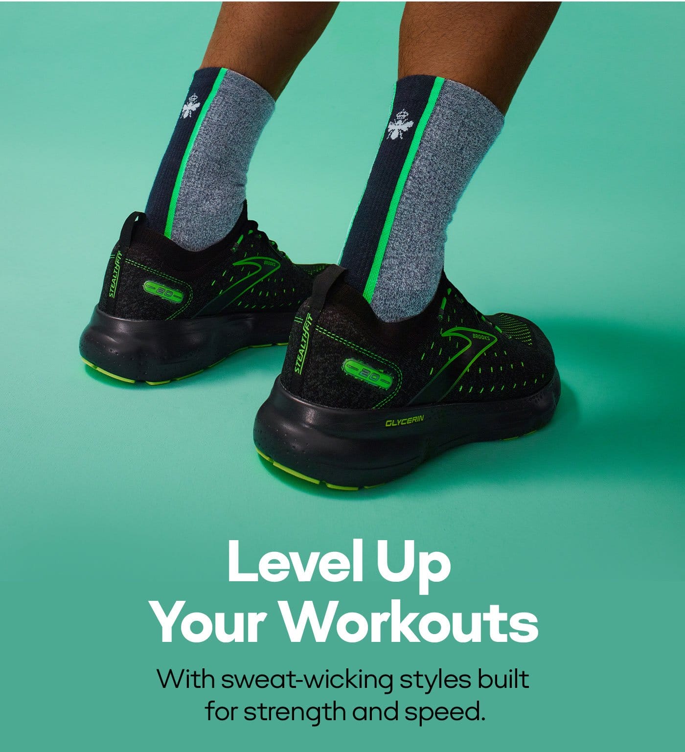  Level Up Your Workouts | With sweat-wicking styles built for strength and speed.