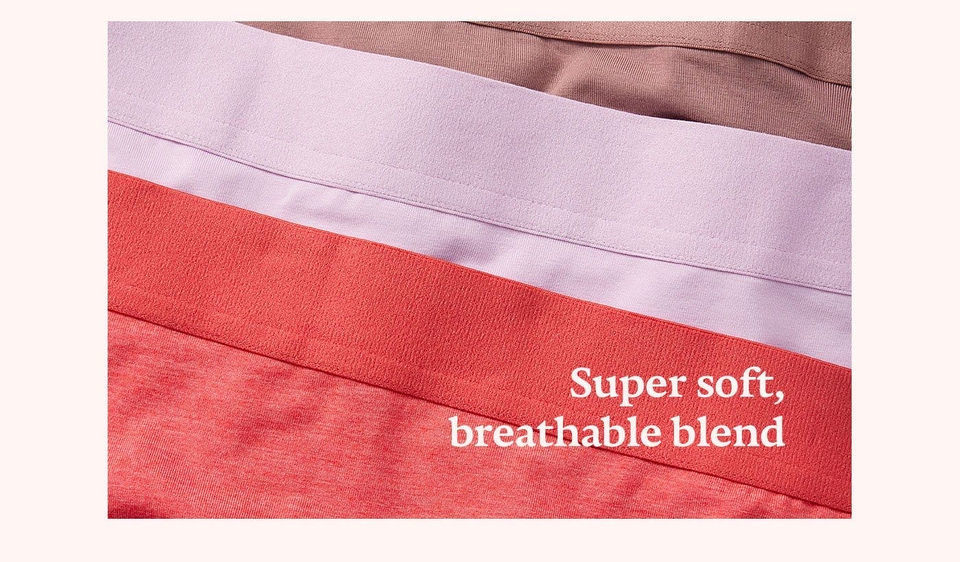 Super soft, breathable blend