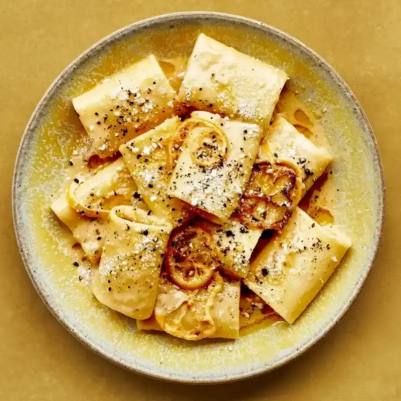 Pasta Recipe with Brown Butter, Whole Lemon, and Parmesan