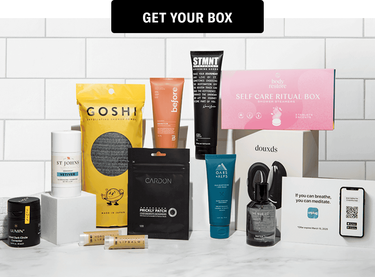 The Spring Box. \\$348+ Value - Yours for only \\$59. Get your box.