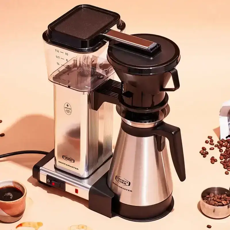 The Technivorm Moccamaster, one of the best drip coffee makers according to Bon Appétit