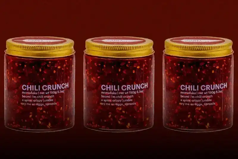 image of a jar of chili crunch