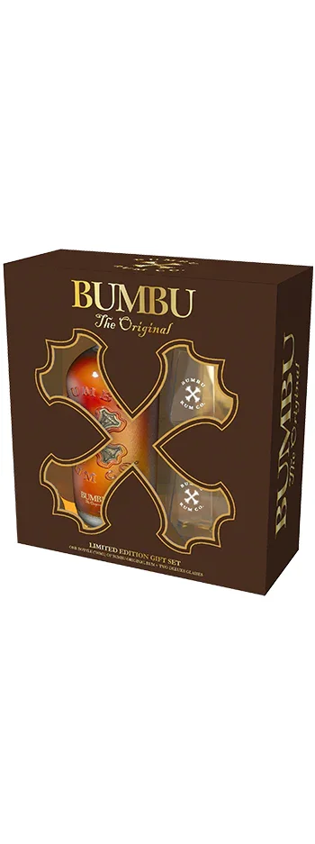 Image of Bambu Bumbu Rum Original Glasspack 700ml