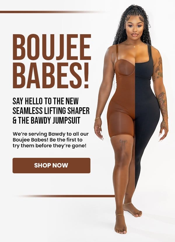 Seamless lifting shaper and the bawdy jumpsuit