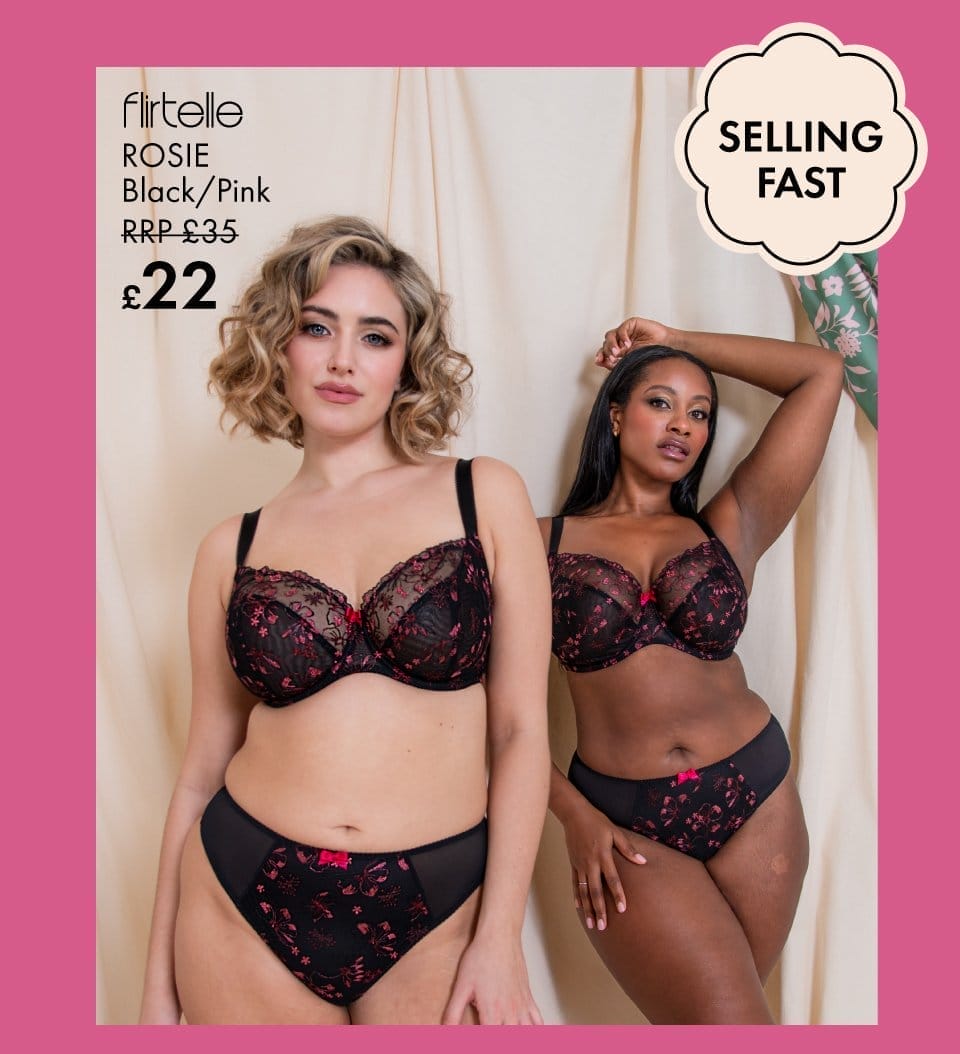 Rosie Black/Pink - Crazy Clearance - 48 Hours Only