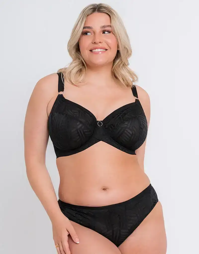 Curvy Kate WonderFull Vibe Full Cup Side Support Bra Black