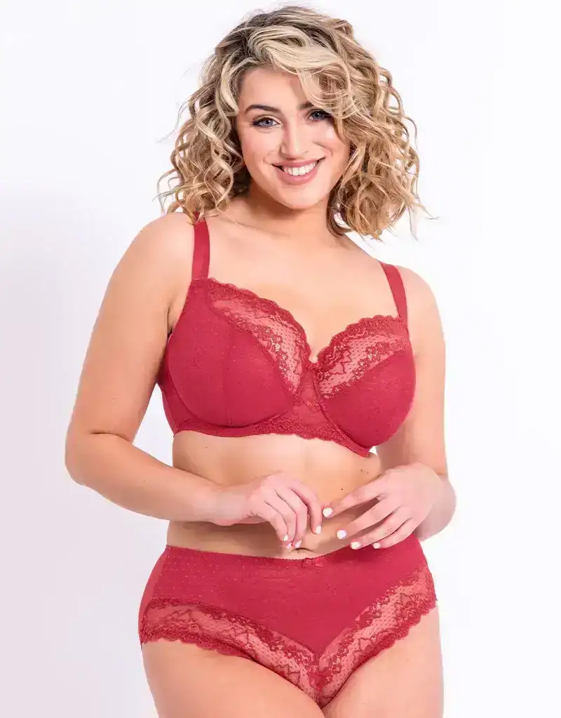 Flirtelle Viola Balcony Bra Red