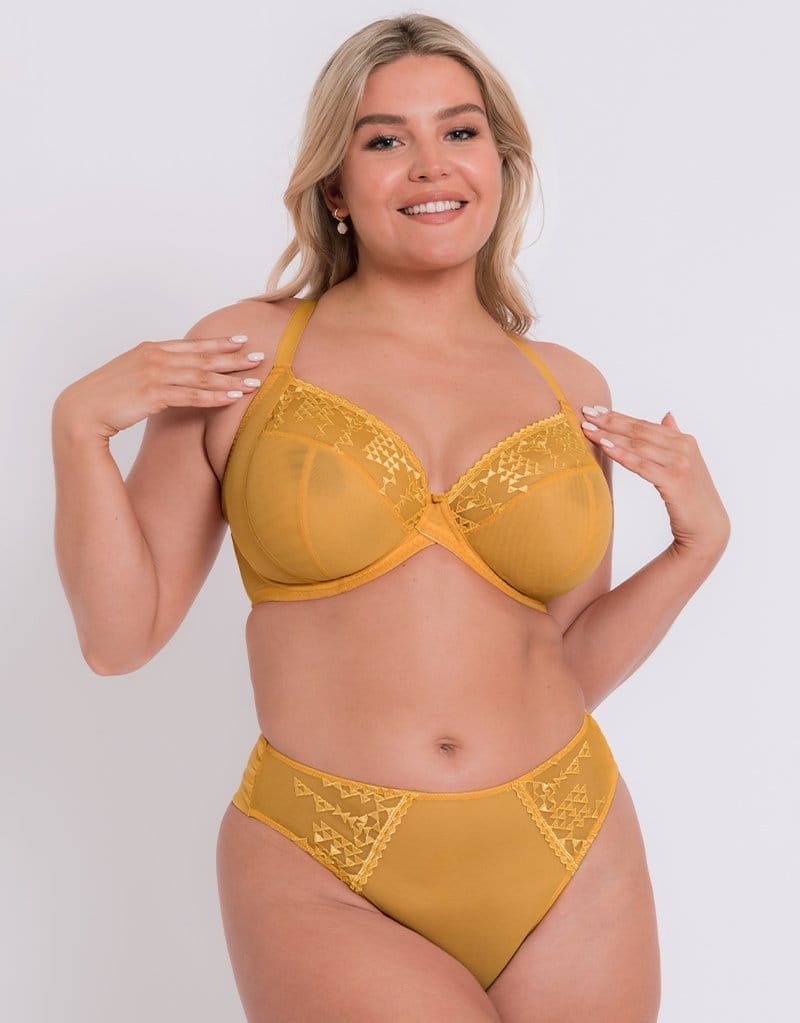 Curvy Kate Centre Stage Full Plunge Bra Turmeric