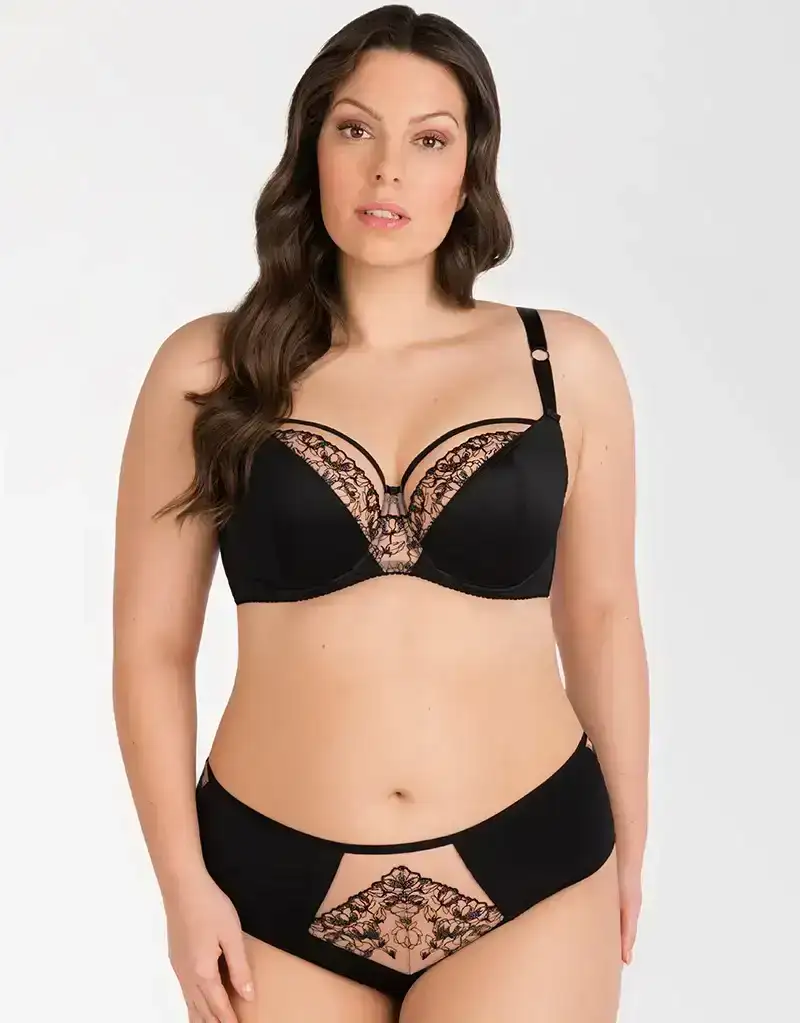 Gorsenia Zoya Balconette Bra Black