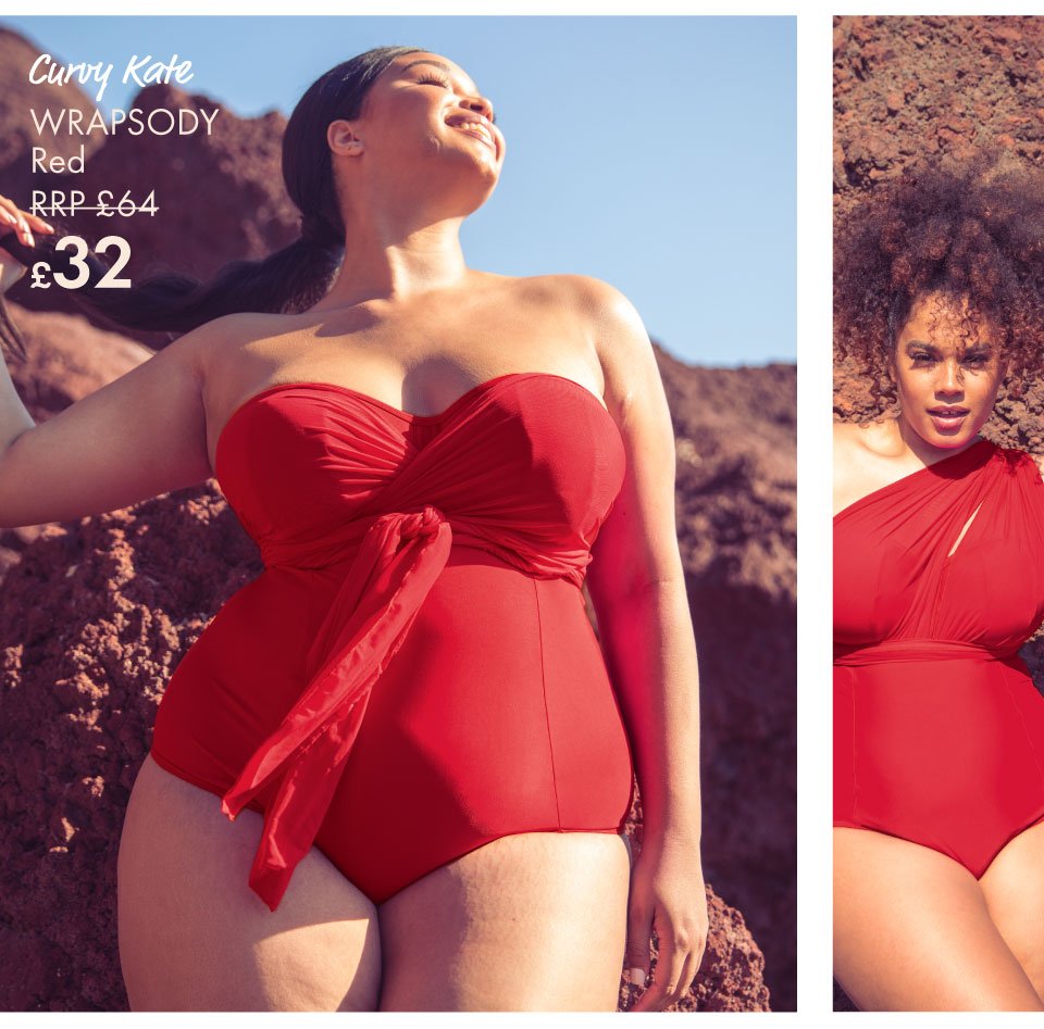 Curvy Kate - Wrapsody Red - Warehouse Clearance Weekend - up to 70% off | Must end midnight