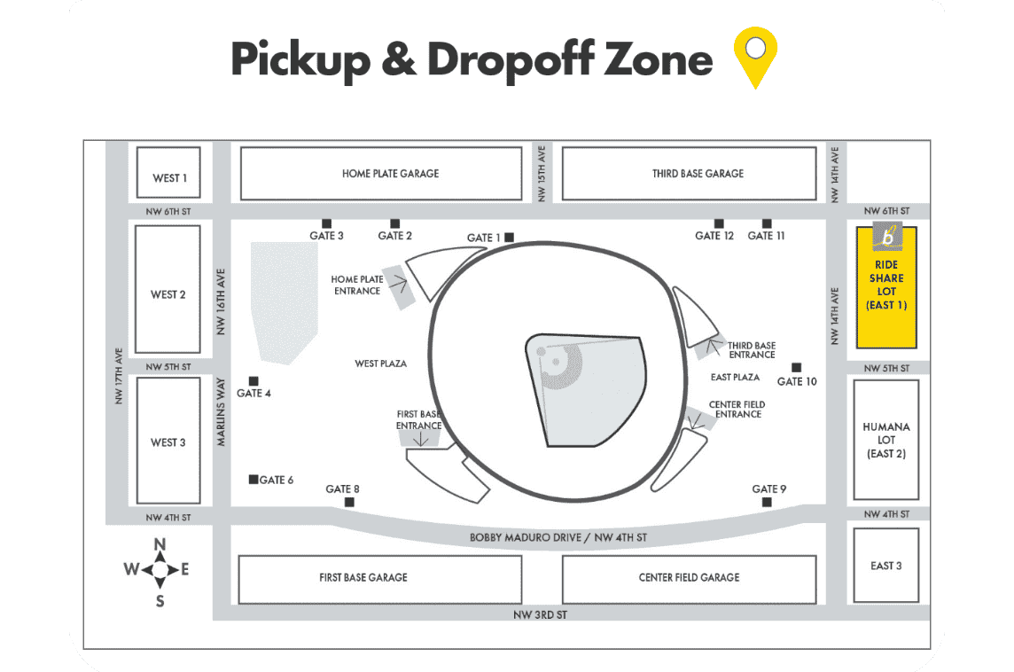 HOME RUNNER Shuttle Pickup & Dropoff Zone.