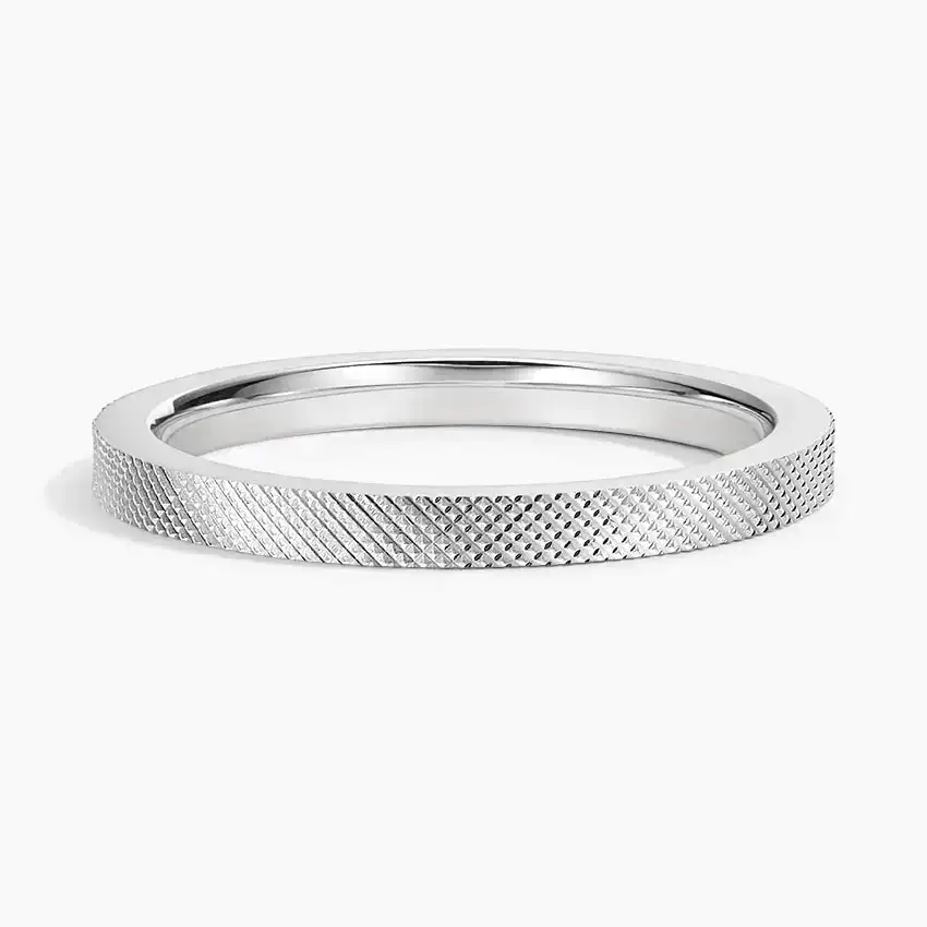 Platinum Mojave Maverick 2mm Wedding Ring