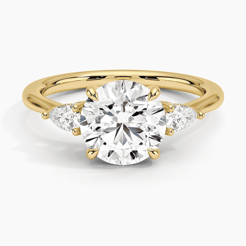 Opera Three Stone Diamond Ring
