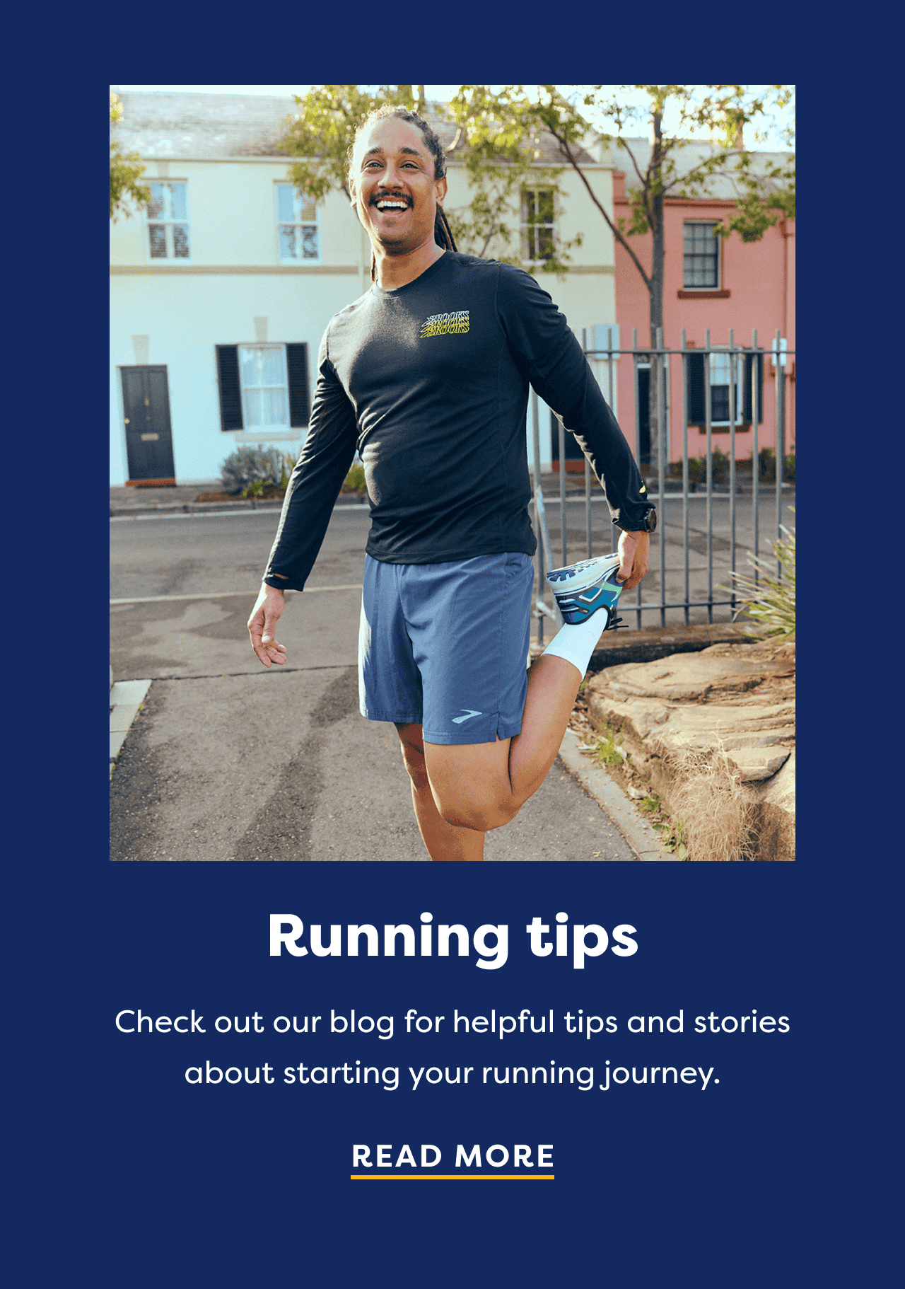Running tips - Check out our blog for helpful tips and stories about starting your running journey. | Read more
