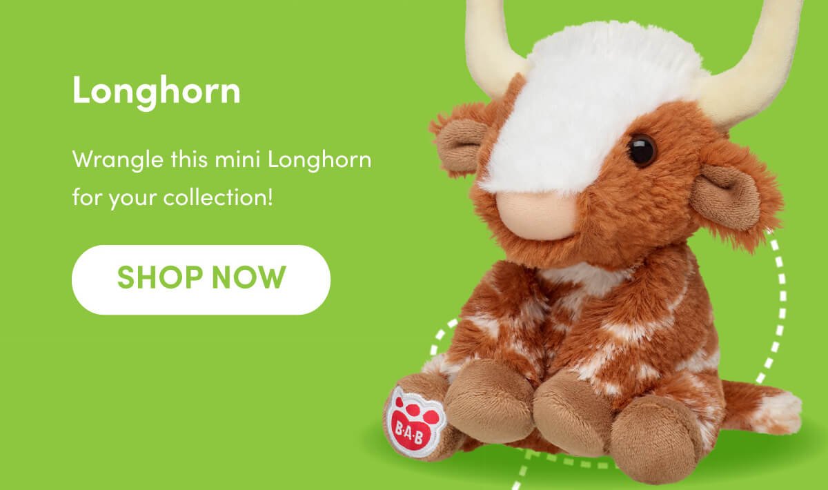 Longhorn - Wrangle this mini Longhorn for your collection! - SHOP NOW