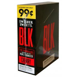 Image of Swisher Sweets BLK Cigars Cherry Foil 15/2