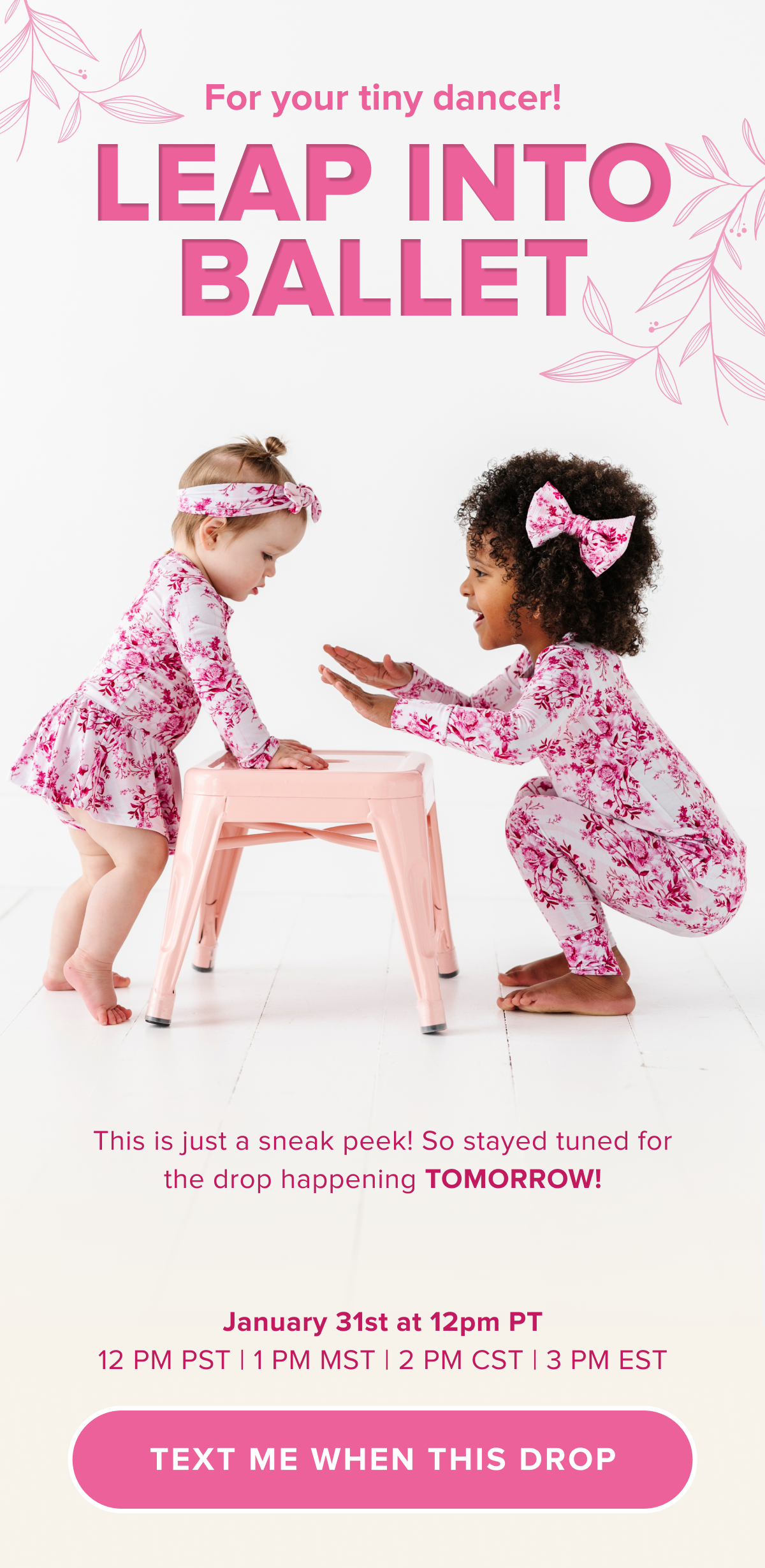 For your tiny dancer… LEAP INTO BALLET