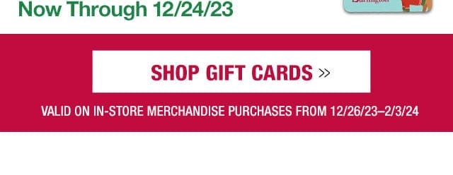 Shop gift cards