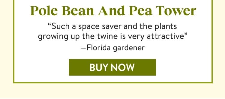 Pole Bean And Pea Tower