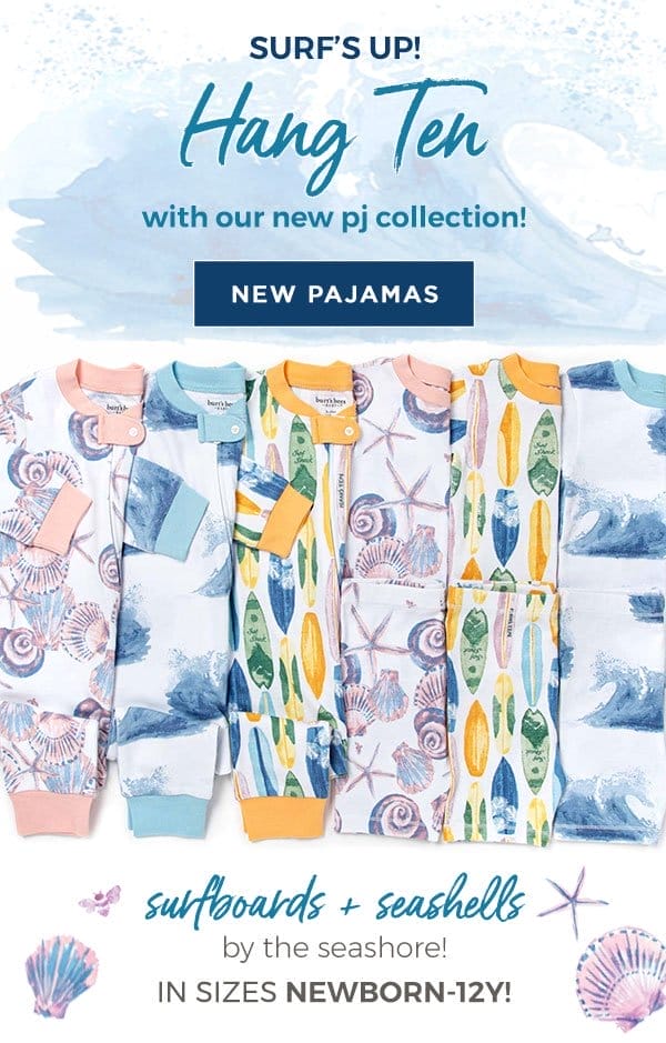 Hang ten with our new pj collection!