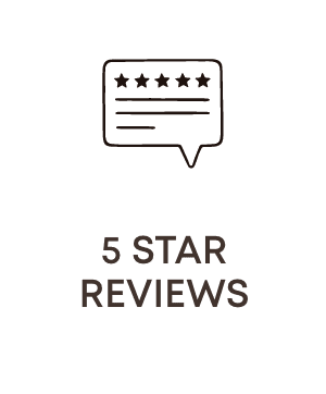 5 star reviews.