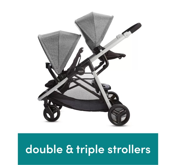 double & triple strollers