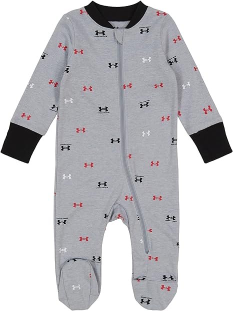 Image of Under Armour Baby Coverall Footie, Zip-up Closure