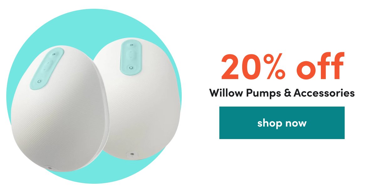 20% off Willow Pumps & Accessories shop now