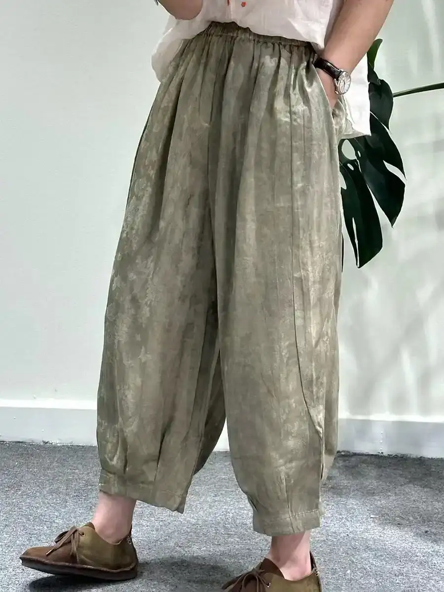 Vintage Linen Harem Pants