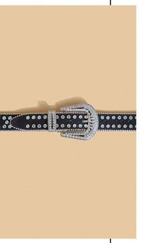 Embellished Glittered Waist Belt